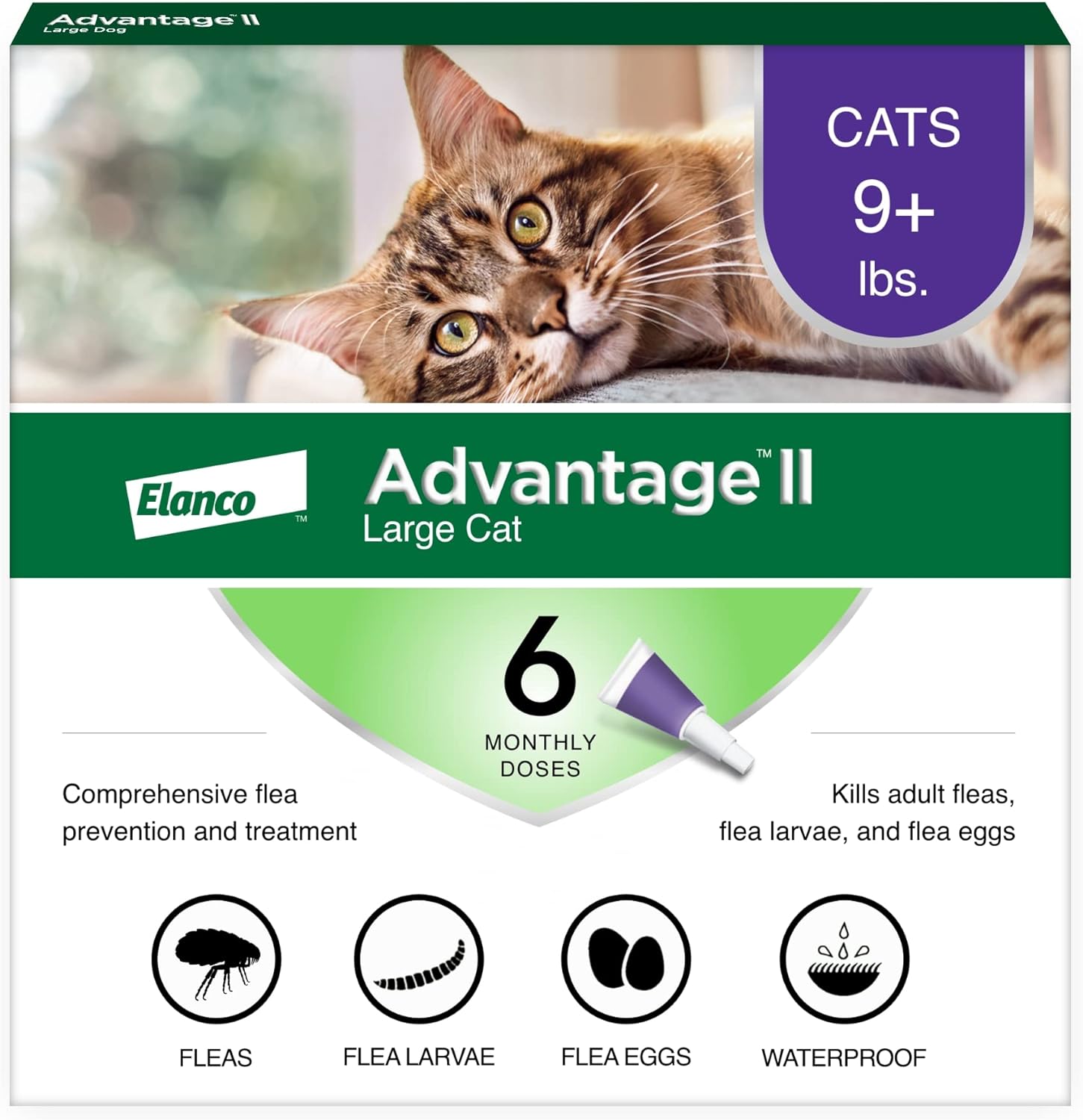 Advantage II Large Cat Vet-Recommended Flea Treatment & Prevention