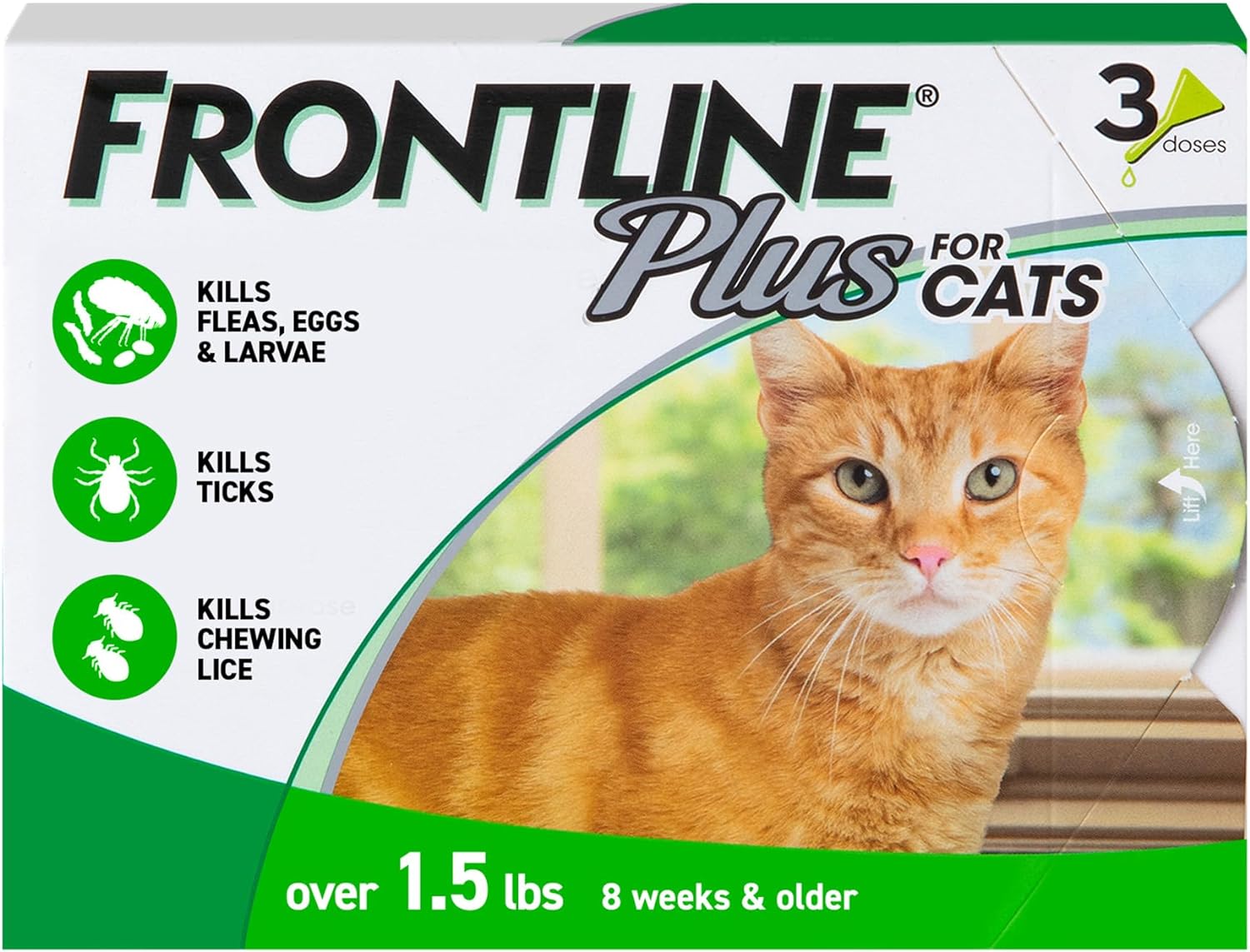 Frontline Plus Flea and Tick Treatment for Cats